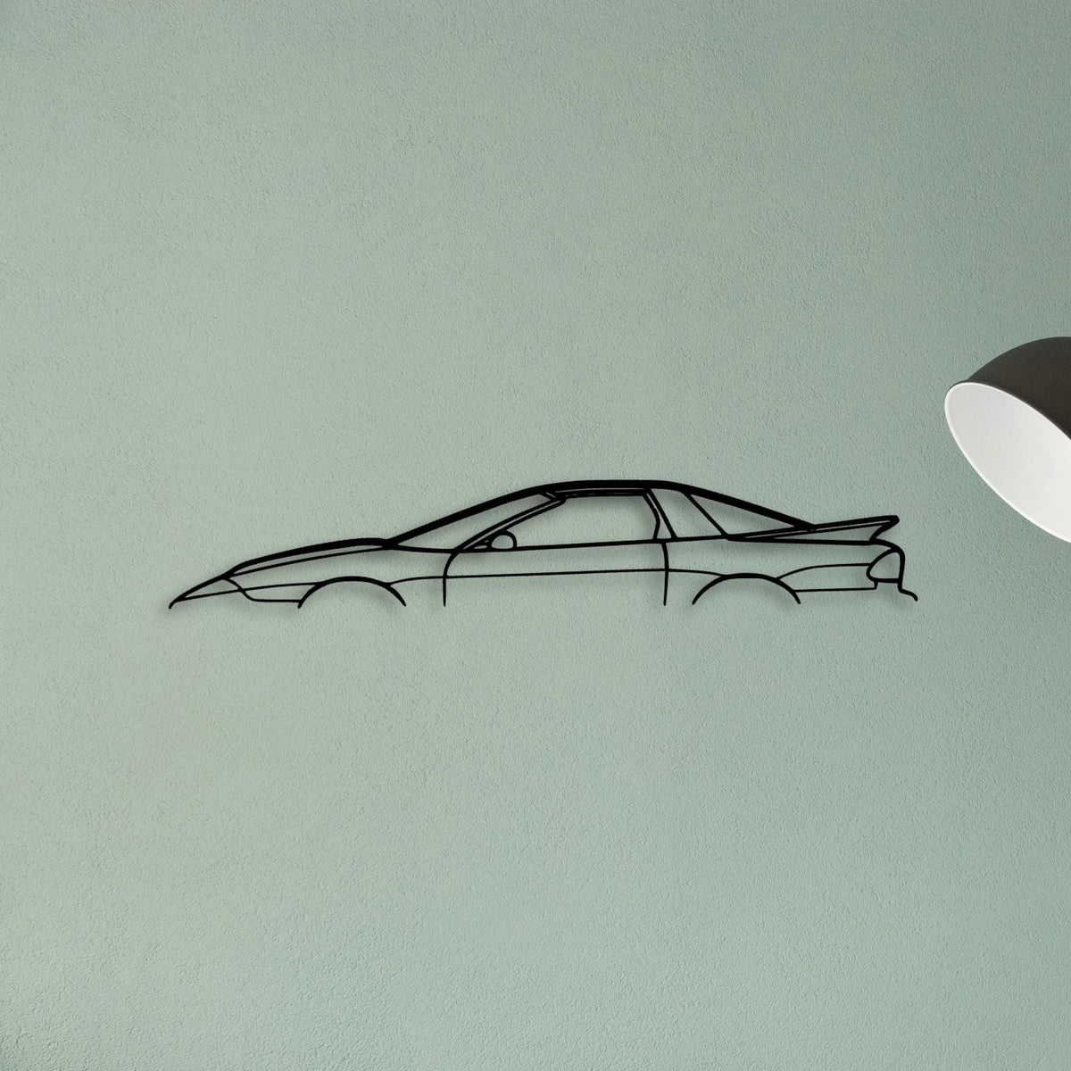 Firebird Trans AM 1997 Classic Silhouette Metal Wall Art - Tinvibe