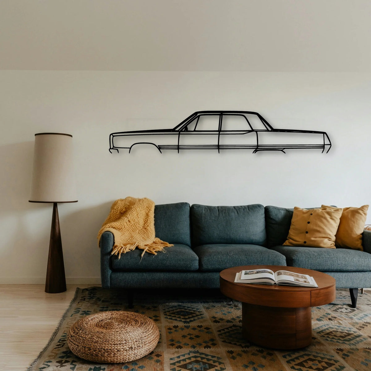 Fury 1967 Classic Silhouette Metal Wall Art - Tinvibe