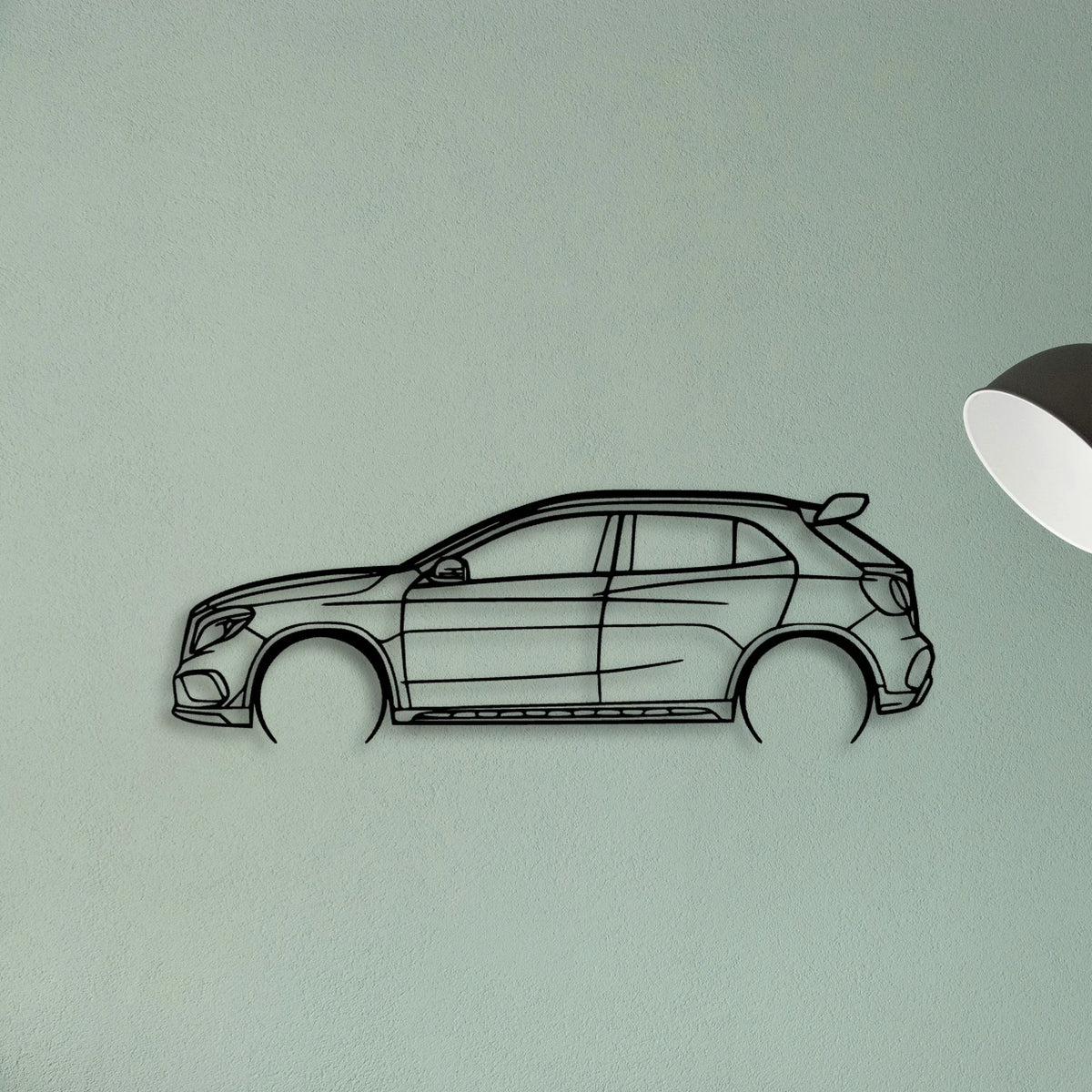 GLA45 Classic Silhouette Metal Wall Art - Tinvibe