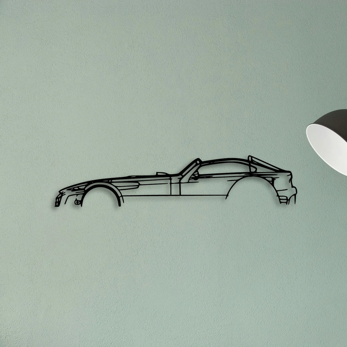 GTO D8 Classic Silhouette Metal Wall Art - Tinvibe