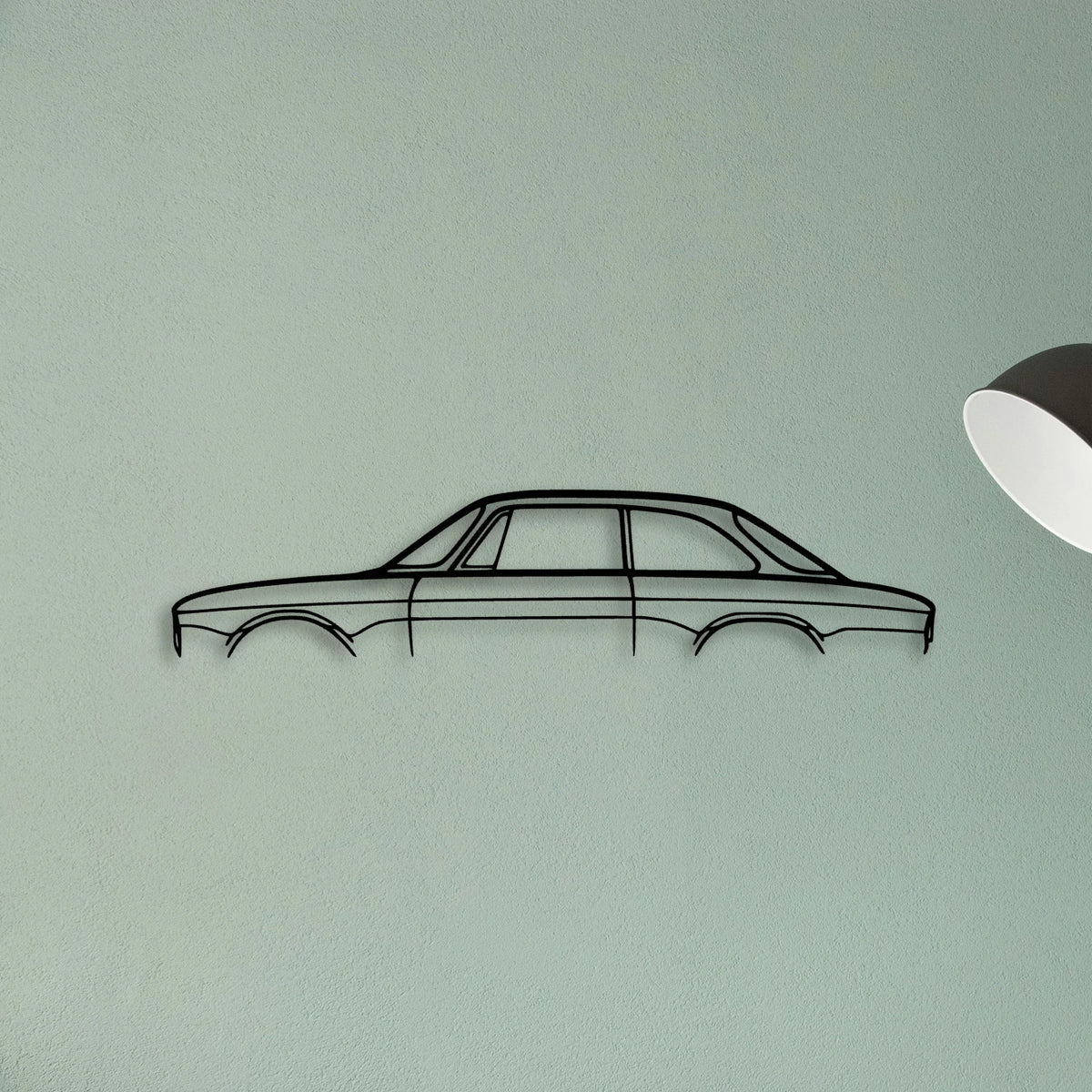 GTV 1973 Classic Silhouette Metal Wall Art - Tinvibe