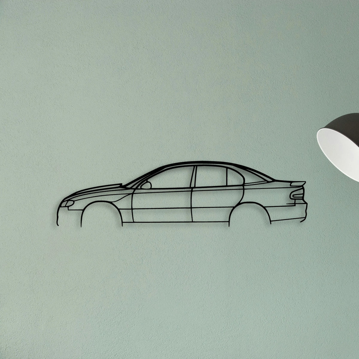 HSV VT Senator Classic Silhouette Metal Wall Art - Tinvibe
