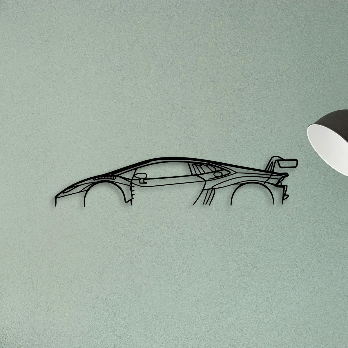 Huracan GT3 Classic Silhouette Metal Wall Art - Tinvibe