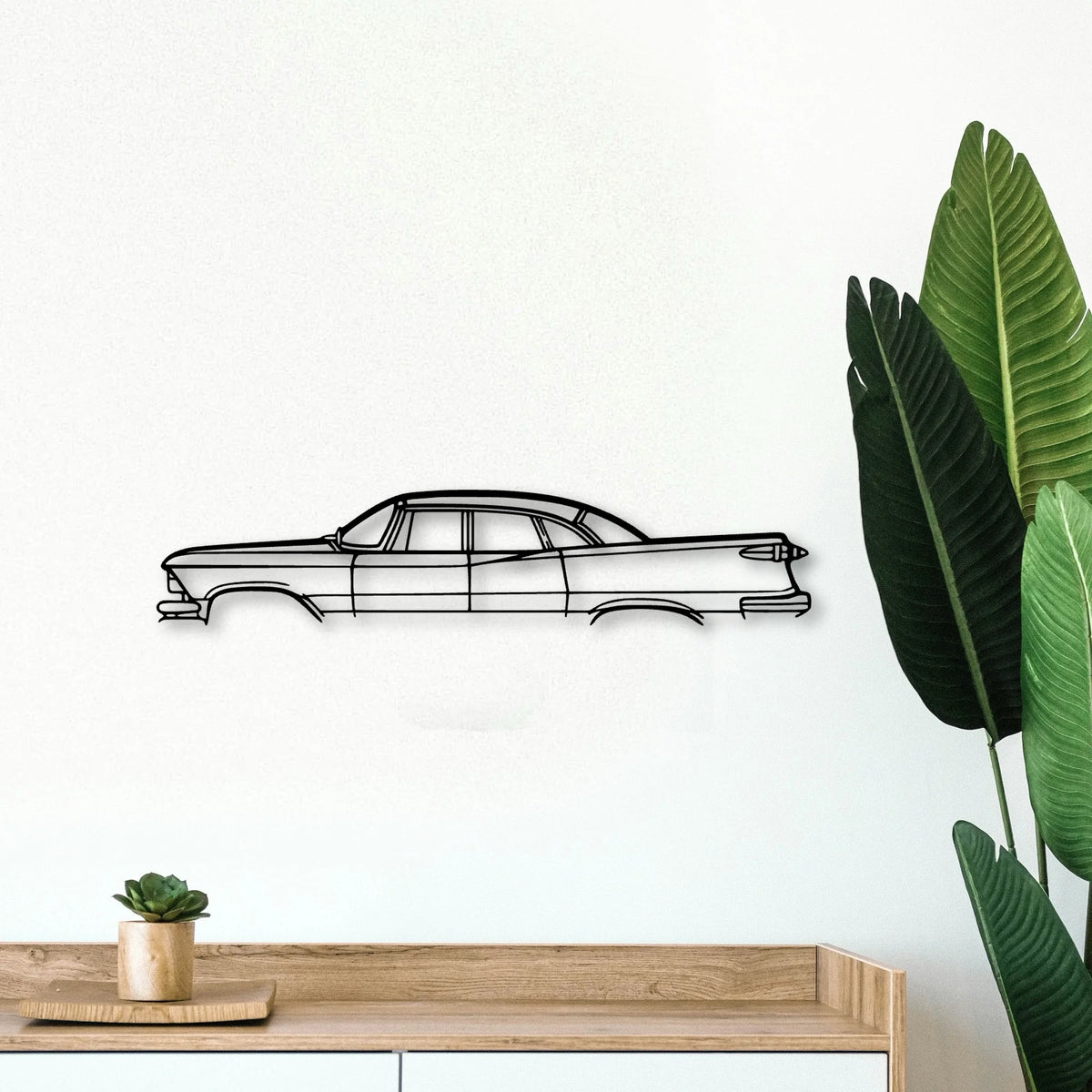 Imperial 1957 Classic Silhouette Metal Wall Art - Tinvibe