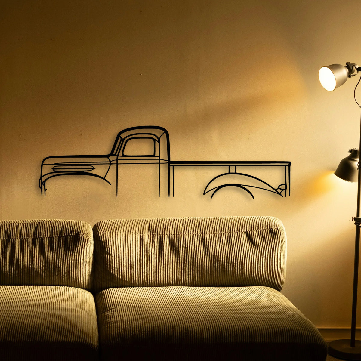 Jalibar 1974 Classic Silhouette Metal Wall Art - Tinvibe