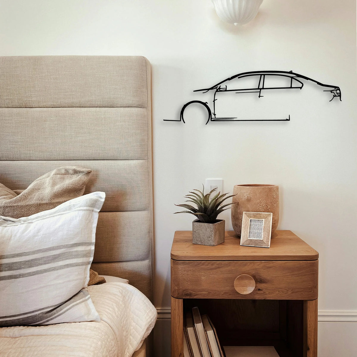 Jetta 2017 Classic Silhouette Metal Wall Art - Tinvibe