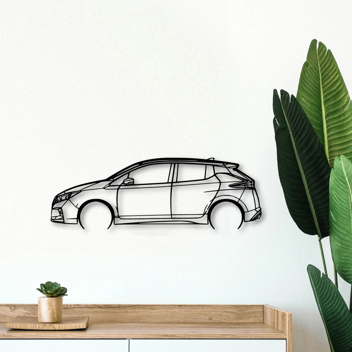 Leaf Nismo 2020 Classic Silhouette Metal Wall Art - Tinvibe