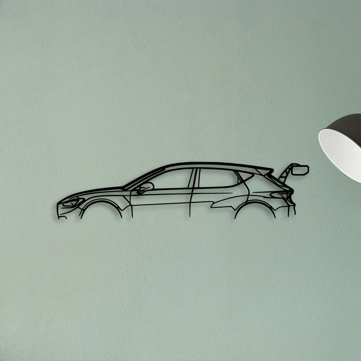 Leon TCR Classic Silhouette Metal Wall Art - Tinvibe