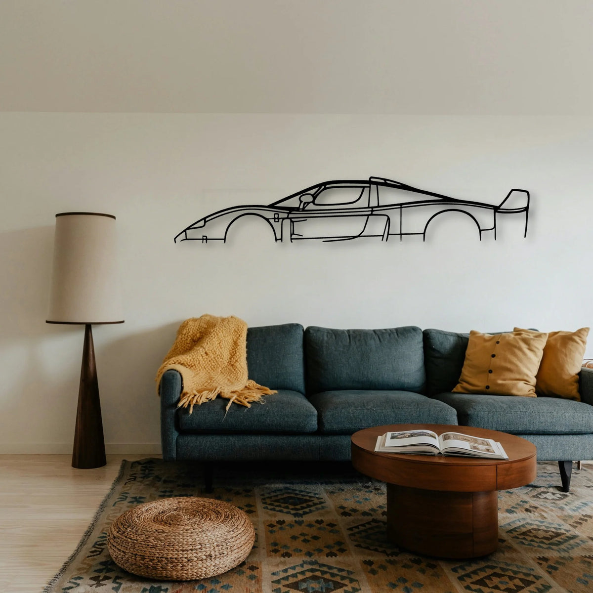 MC12 Classic Silhouette Metal Wall Art - Tinvibe
