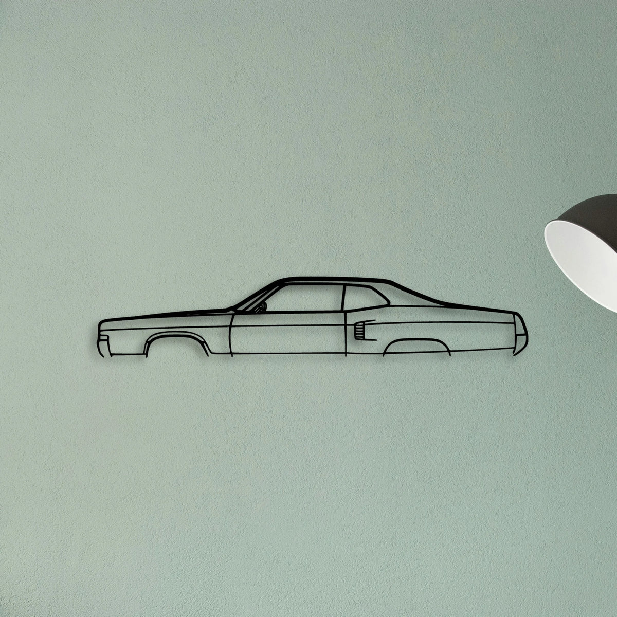 Marauder 1969 Classic Silhouette Metal Wall Art - Tinvibe