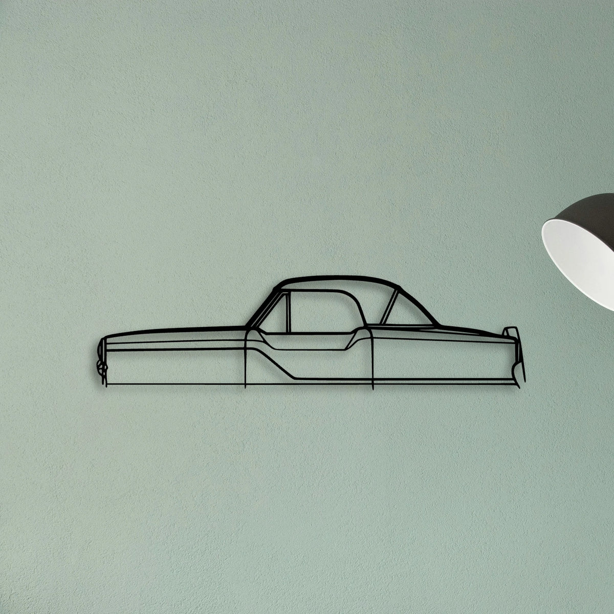 Metropolitan 1956 Classic Silhouette Metal Wall Art - Tinvibe