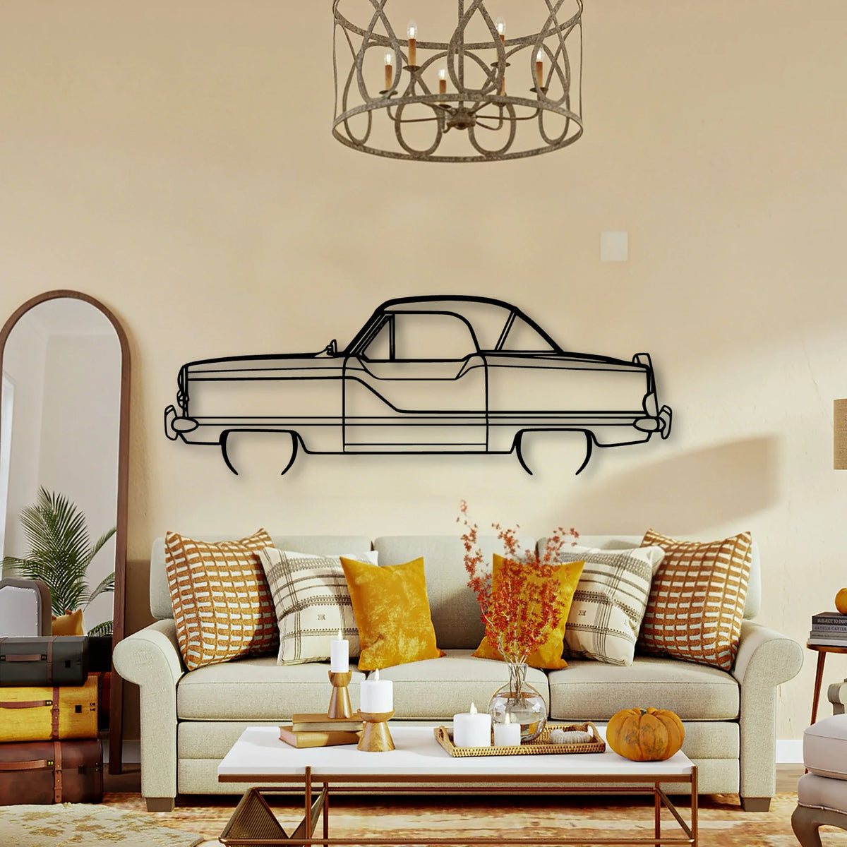 Metropolitan 1960 Classic Silhouette Metal Wall Art - Tinvibe