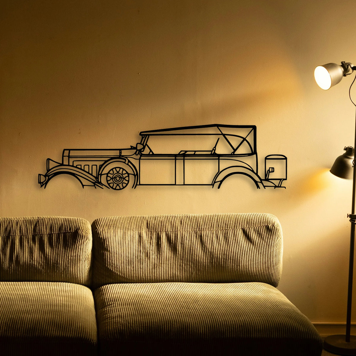 Model 43 1931 Classic Silhouette Metal Wall Art - Tinvibe