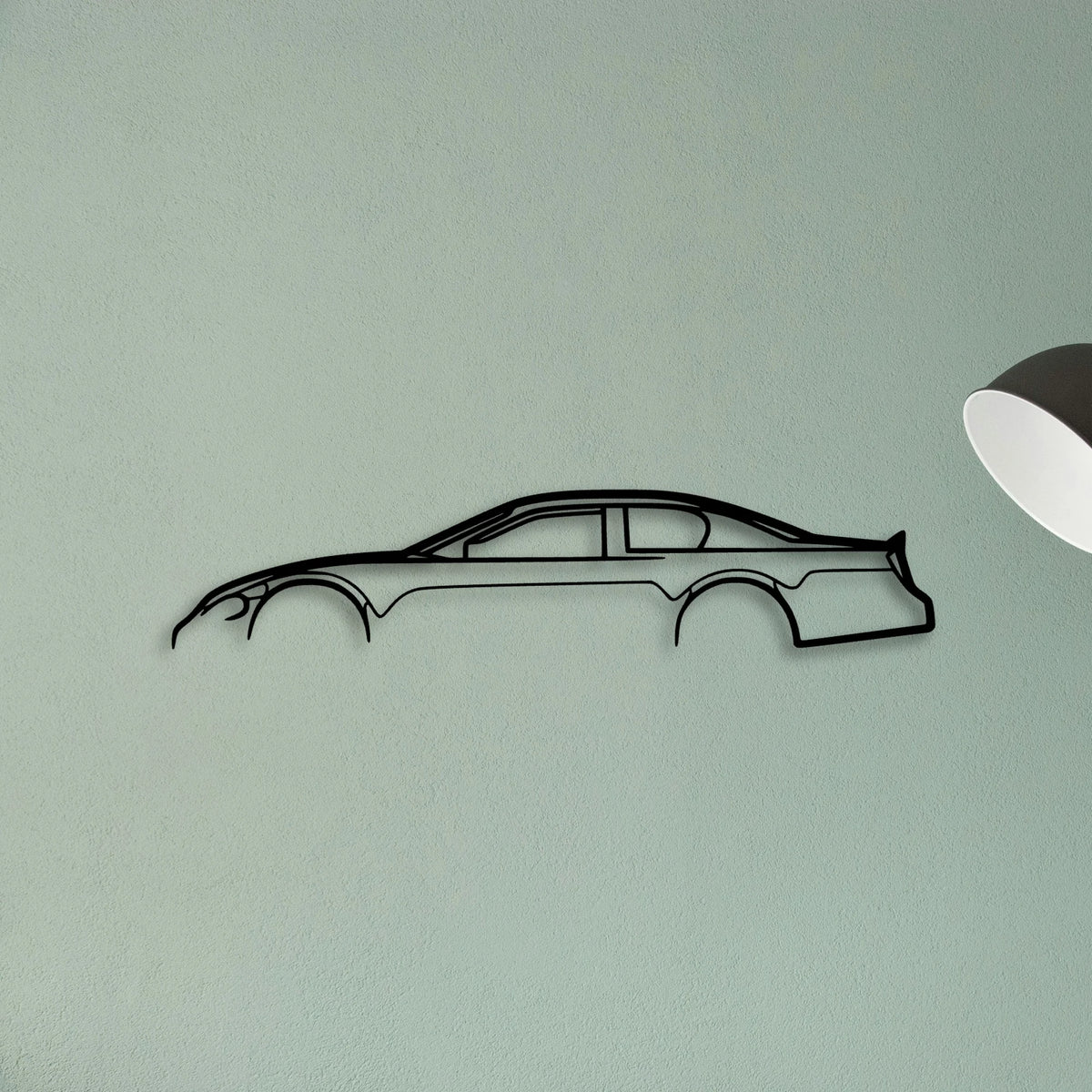 Monte Carlo Classic Silhouette Metal Wall Art - Tinvibe