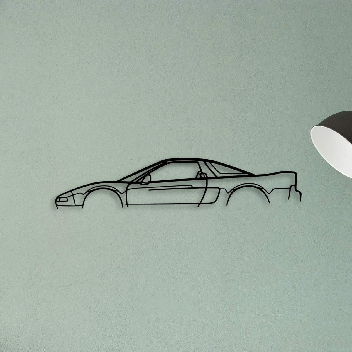 NSX NA1 Classic Silhouette Metal Wall Art - Tinvibe