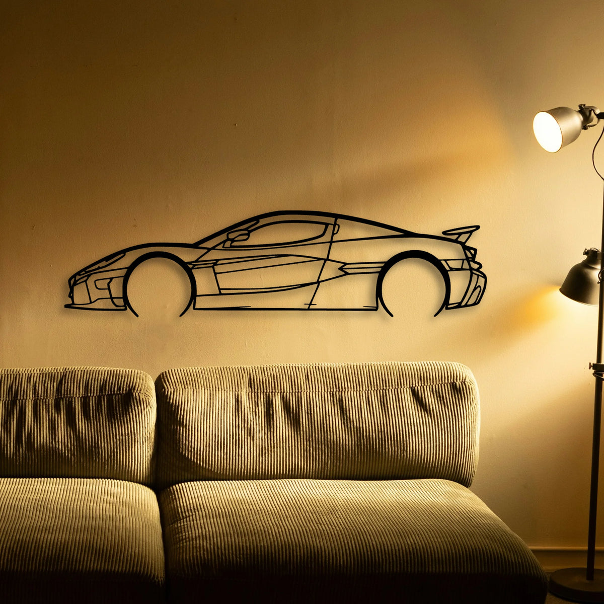 Nevera Classic Silhouette Metal Wall Art - Tinvibe