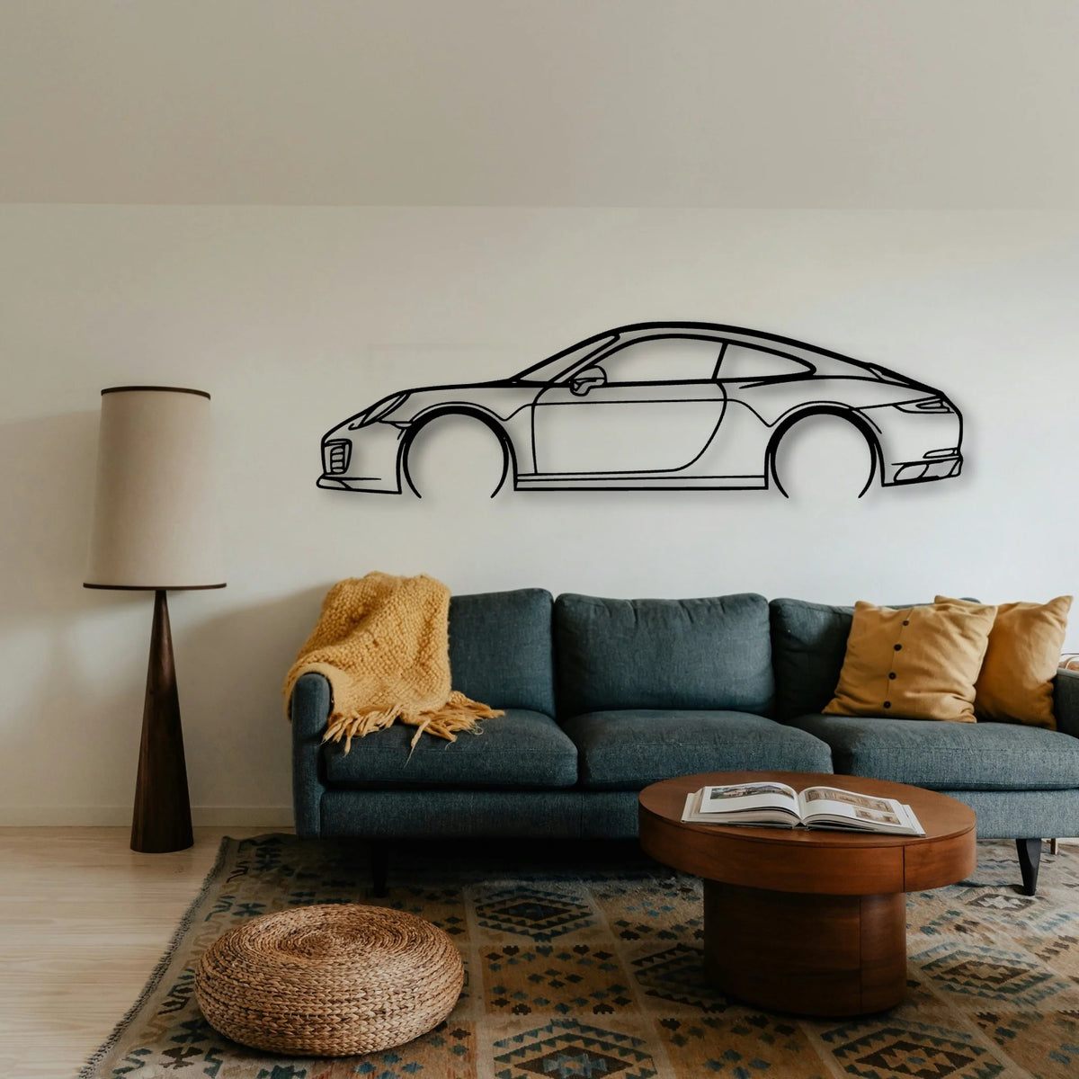 P Generation 7 2 Classic Silhouette Metal Wall Art - Tinvibe