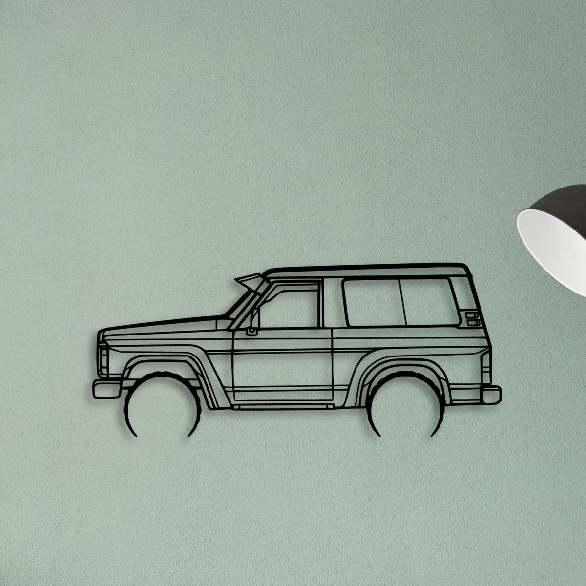 Patrol GQ 1988 Classic Silhouette Metal Wall Art - Tinvibe