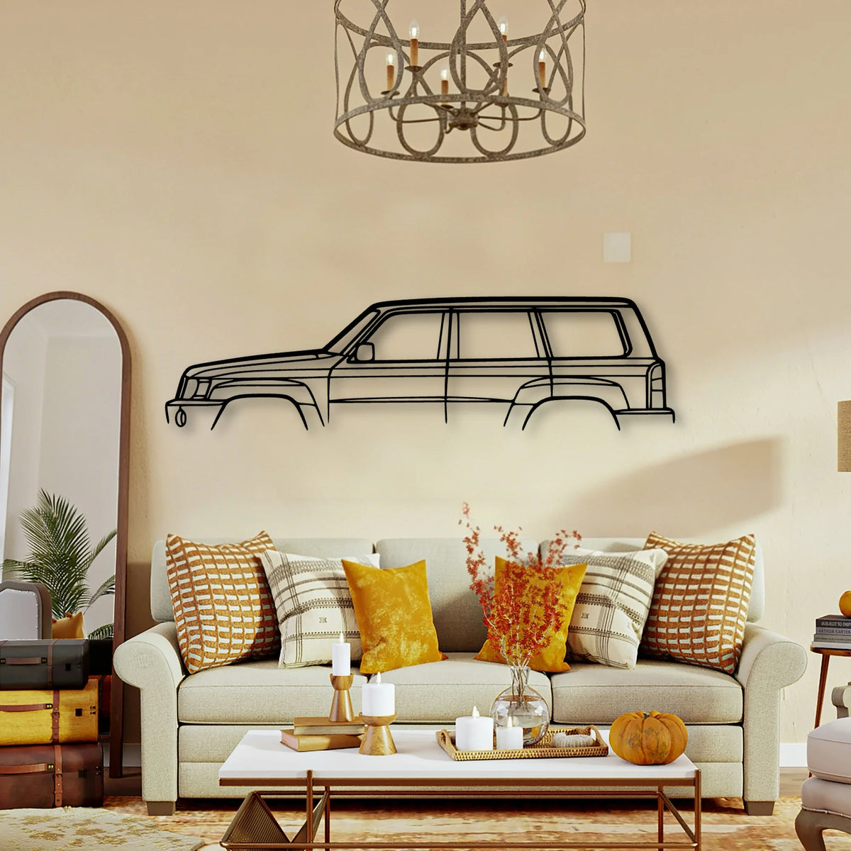 Patrol Super Safari Classic Silhouette Metal Wall Art - Tinvibe