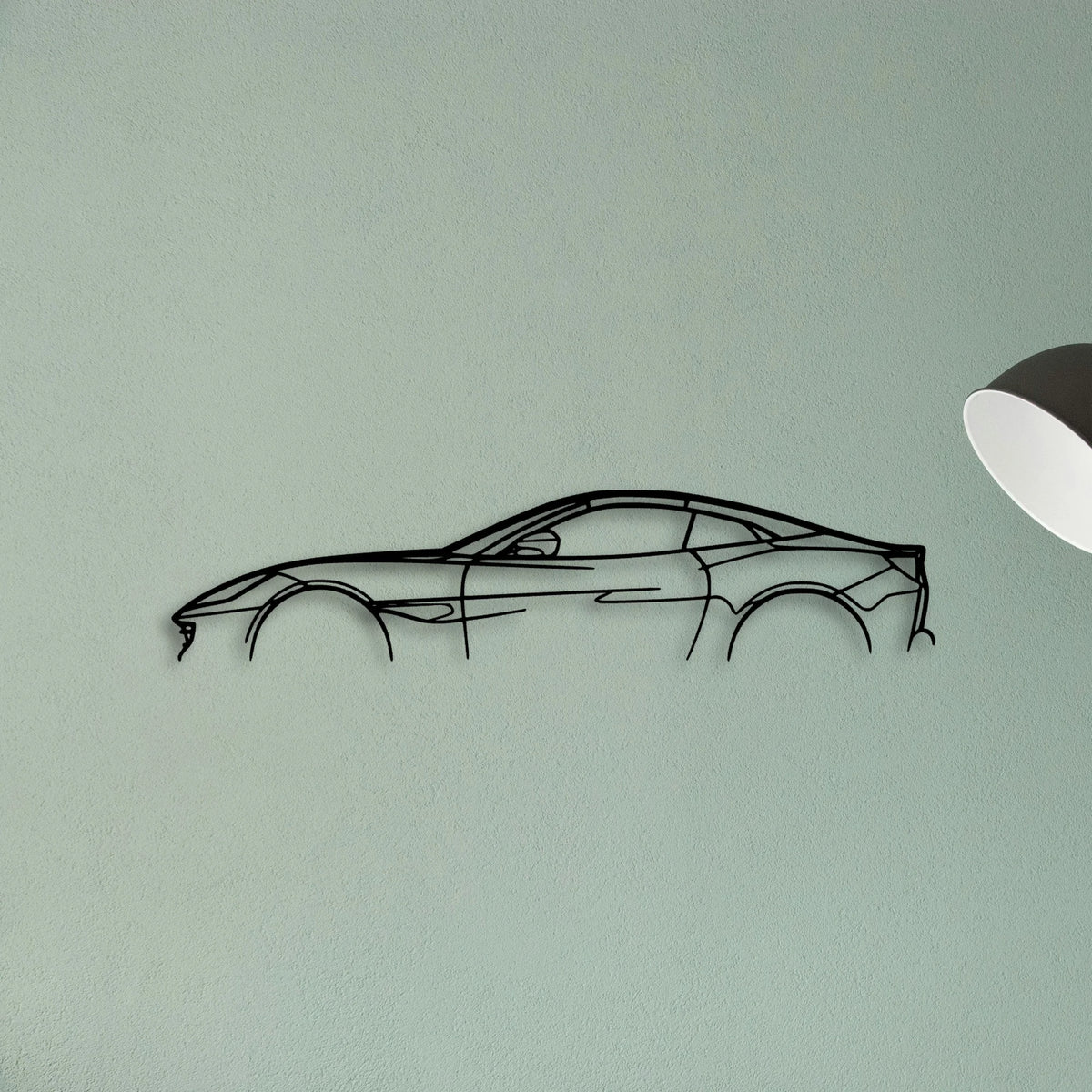 Portofino Classic Silhouette Metal Wall Art - Tinvibe