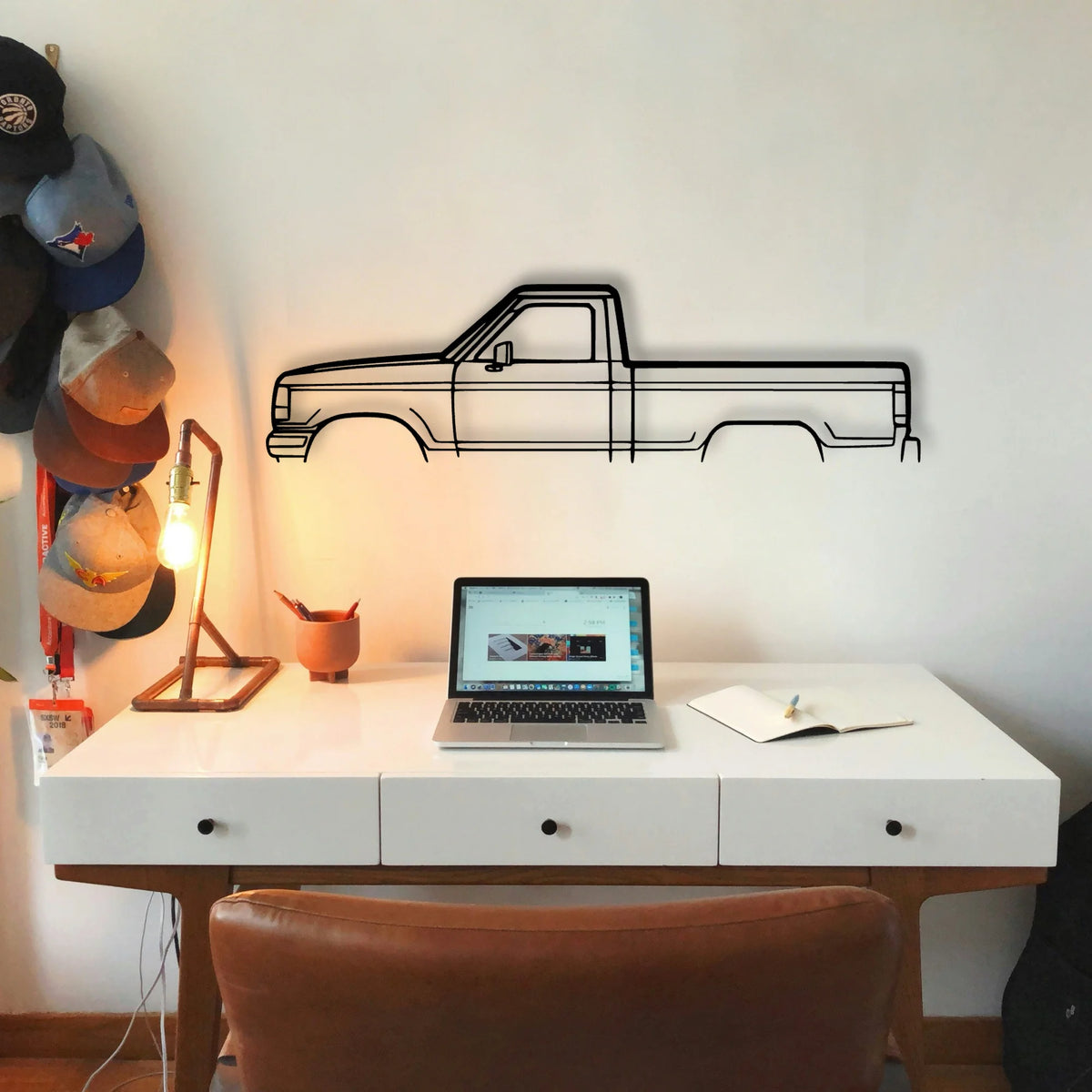 Ranger 1992 Classic Silhouette Metal Wall Art - Tinvibe