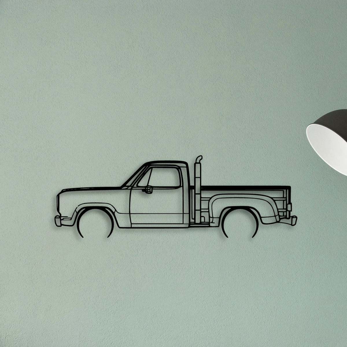 RED Express 1979 Classic Silhouette Metal Wall Art - Tinvibe