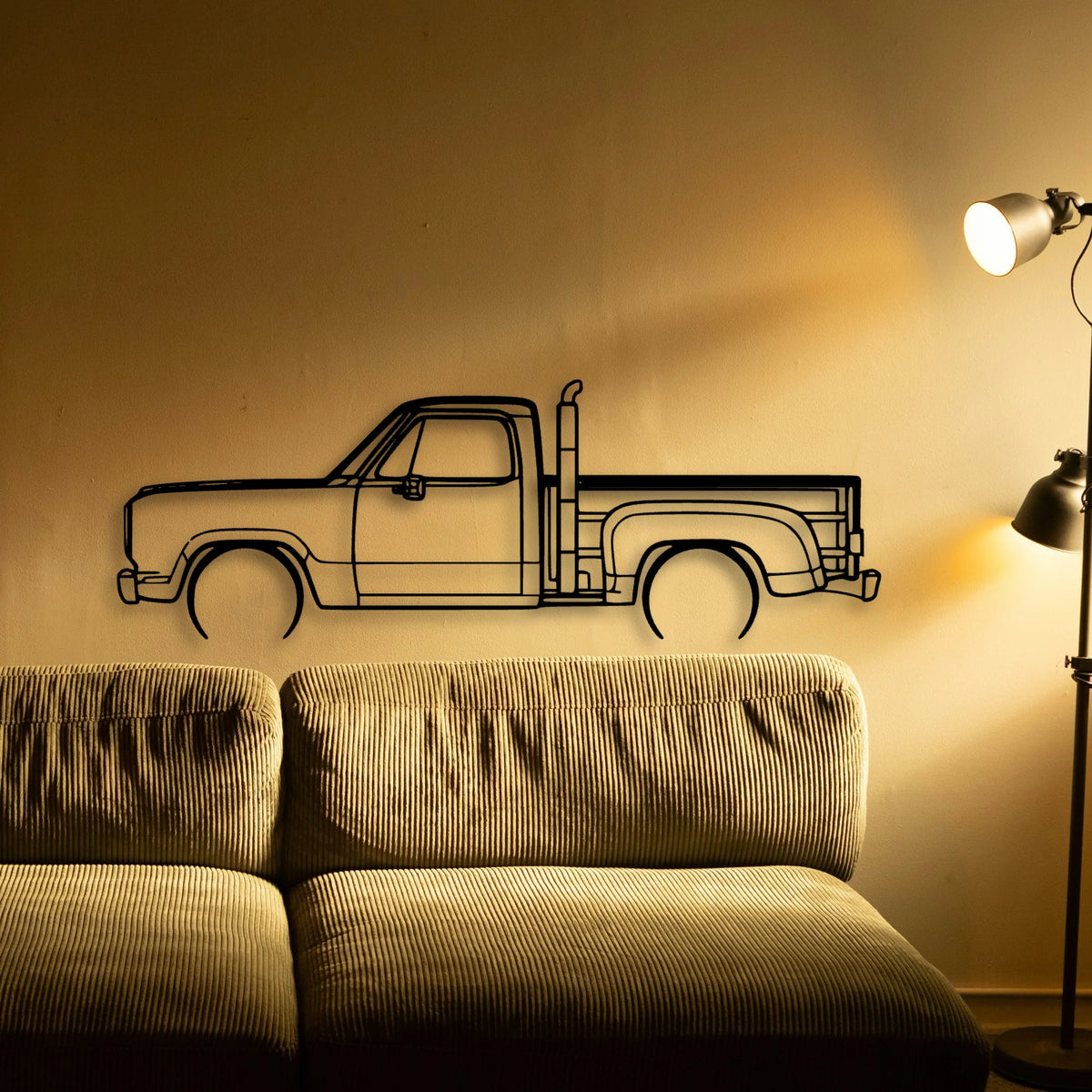 RED Express 1979 Classic Silhouette Metal Wall Art - Tinvibe