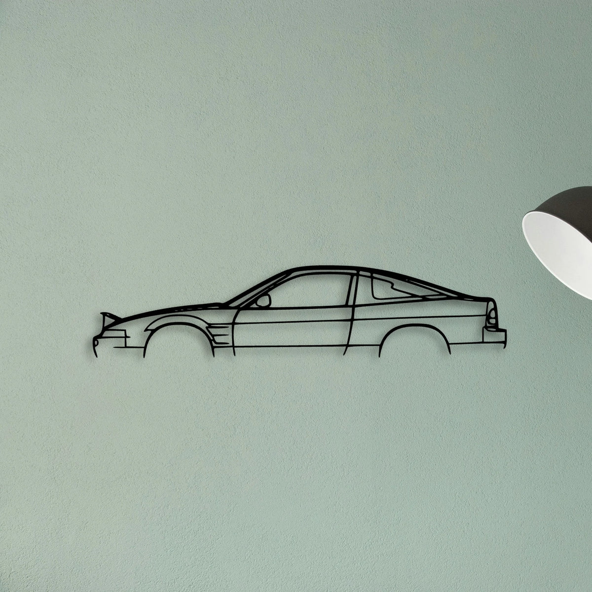S13 180SX Classic Silhouette Metal Wall Art - Tinvibe