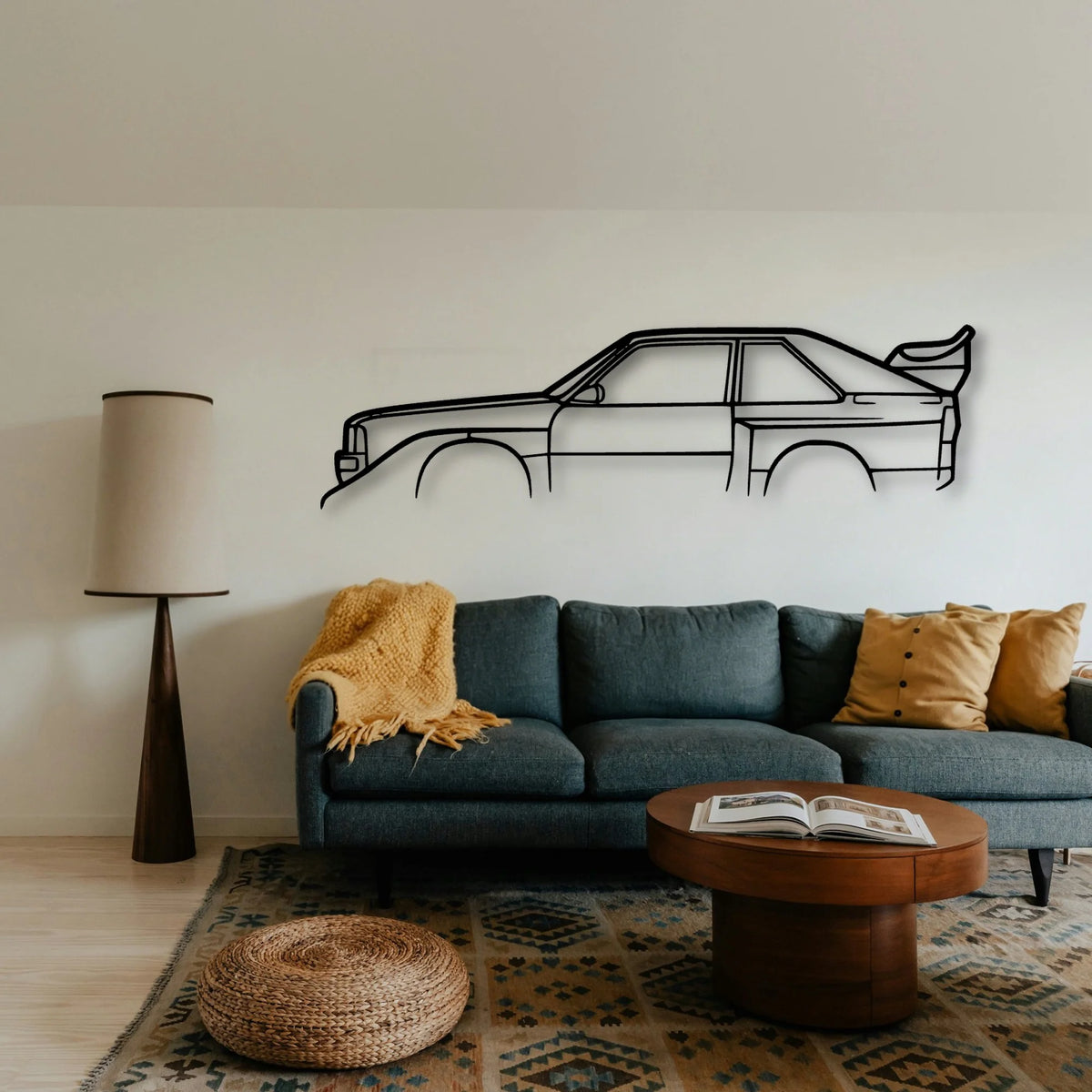 S1 Classic Silhouette Metal Wall Art - Tinvibe