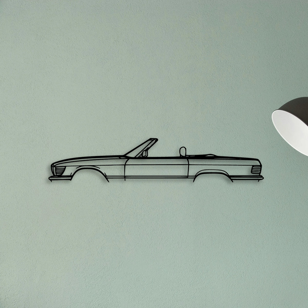 SL 560 1988 Classic Silhouette Metal Wall Art - Tinvibe