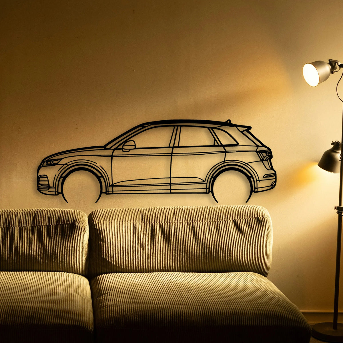 SQ5 2018 Classic Silhouette Metal Wall Art - Tinvibe