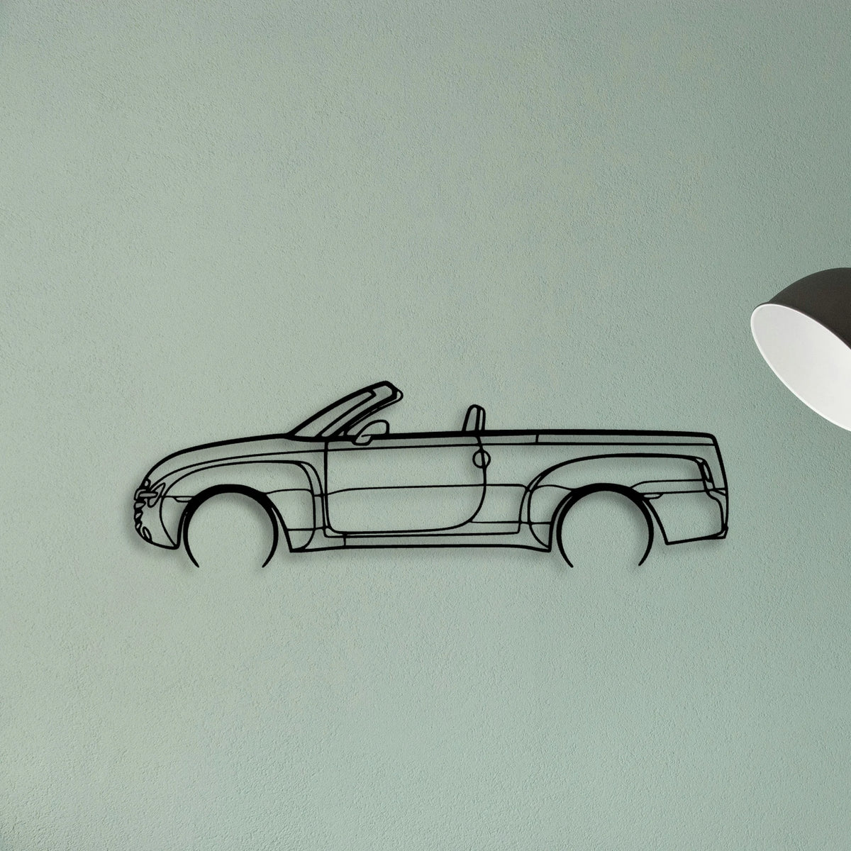 SSR 2 Classic Silhouette Metal Wall Art - Tinvibe