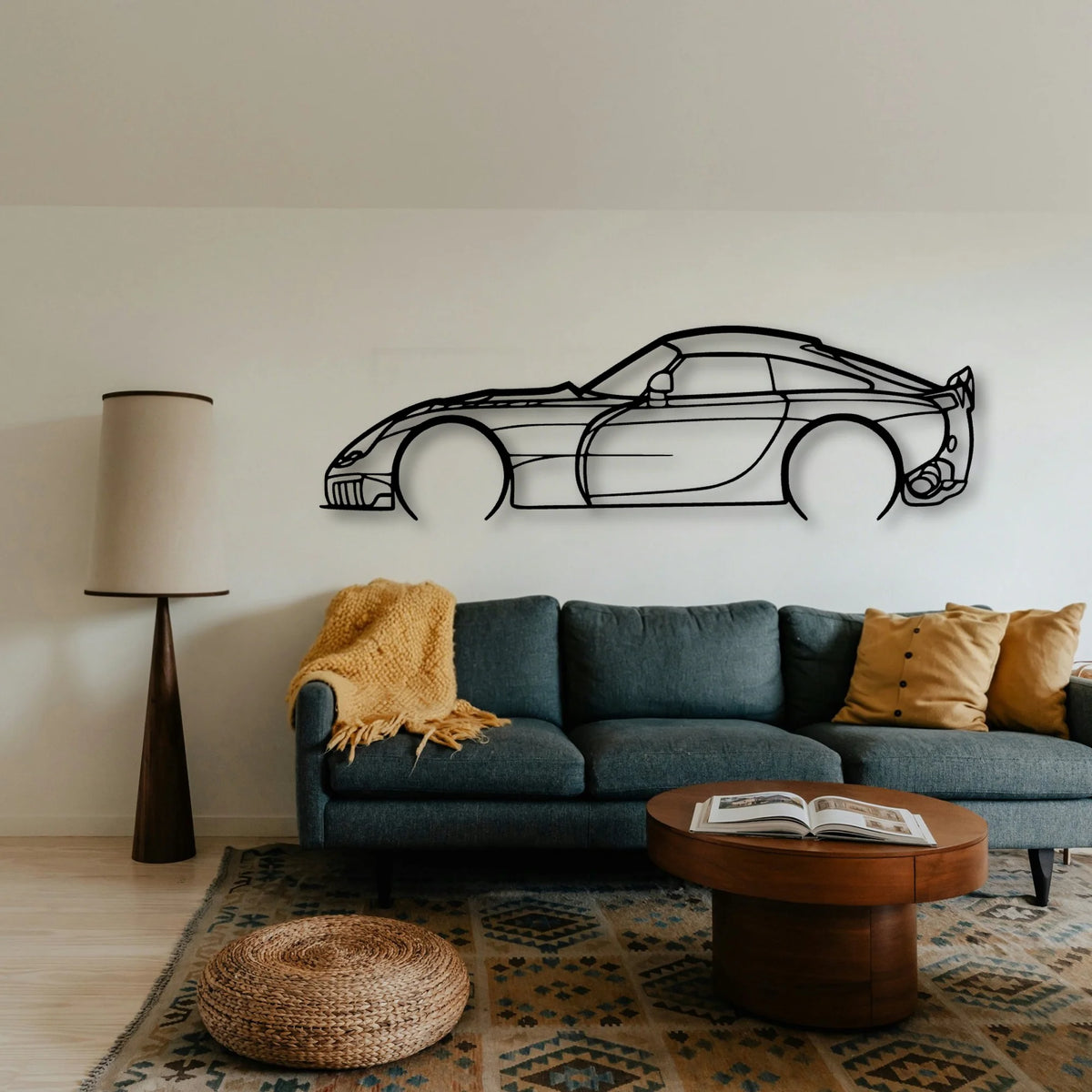 Sagaris 2005 Classic Silhouette Metal Wall Art - Tinvibe