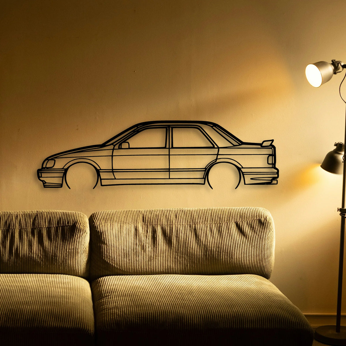 Sierra RS 1989 V2 Classic Silhouette Metal Wall Art - Tinvibe