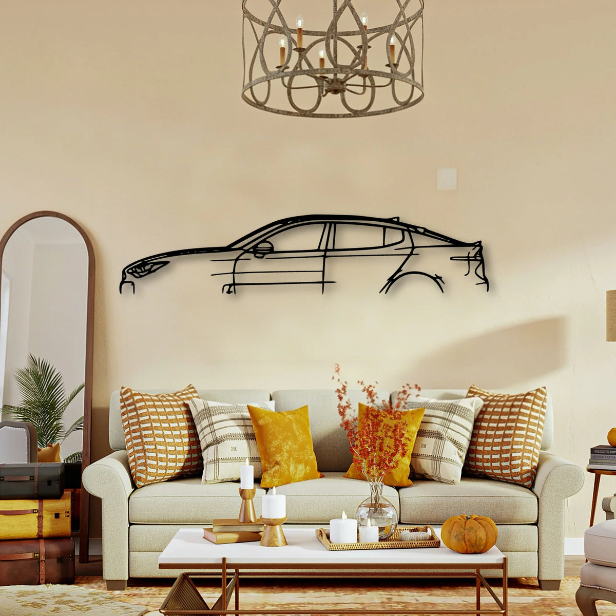 Stinger GT2 2019 Classic Silhouette Metal Wall Art - Tinvibe