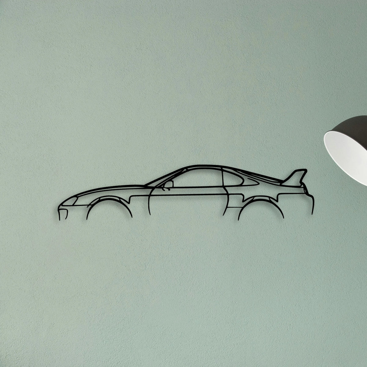 Supra MK4 Classic Silhouette Metal Wall Art - Tinvibe