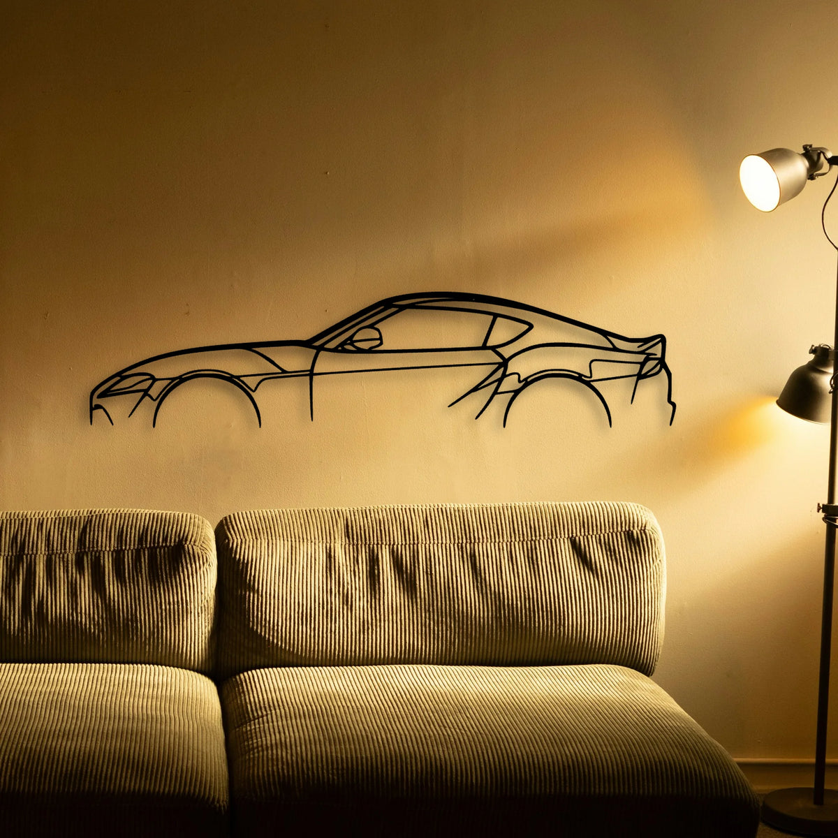 Supra MK5 Classic Silhouette Metal Wall Art - Tinvibe