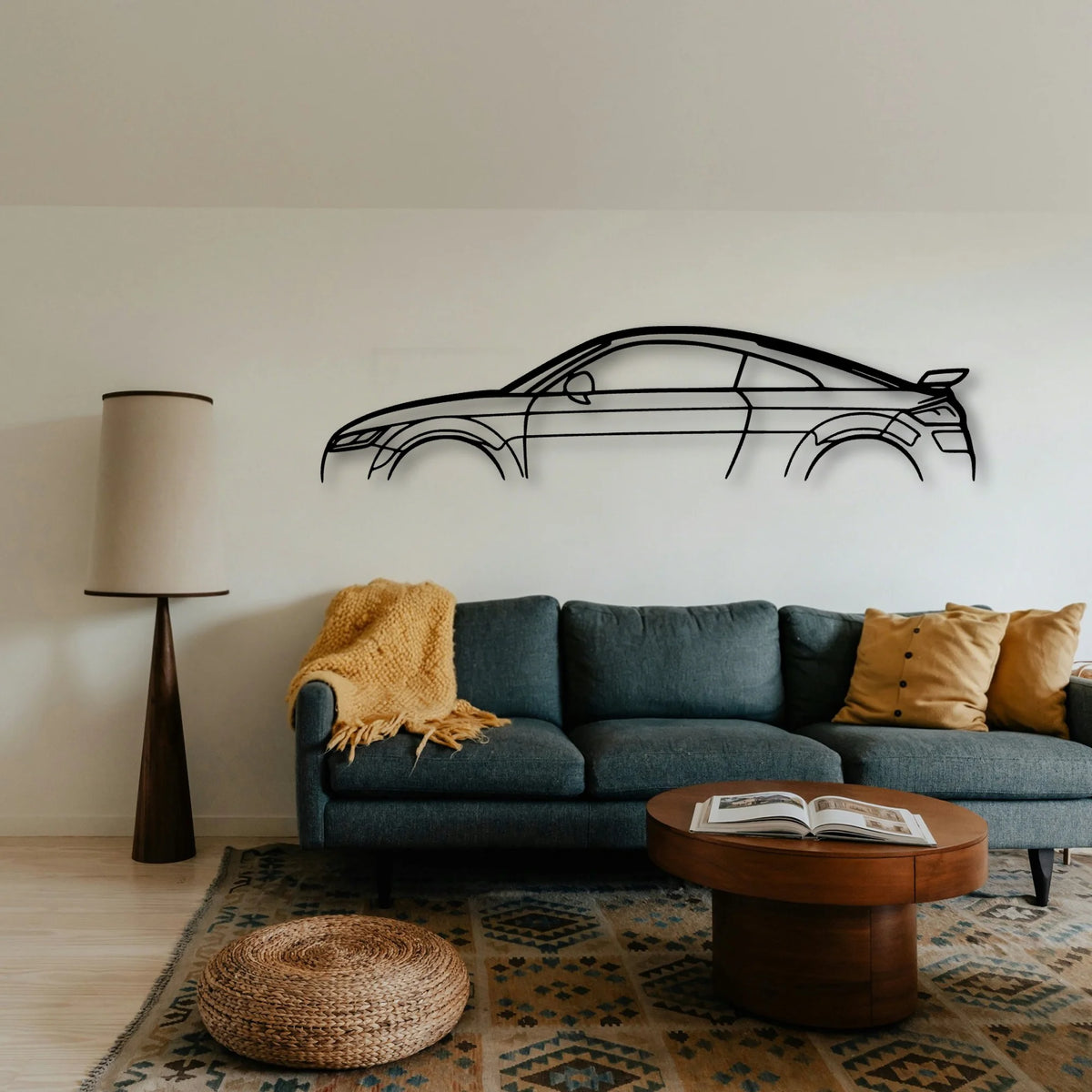 TT RS MK3 Classic Silhouette Metal Wall Art - Tinvibe
