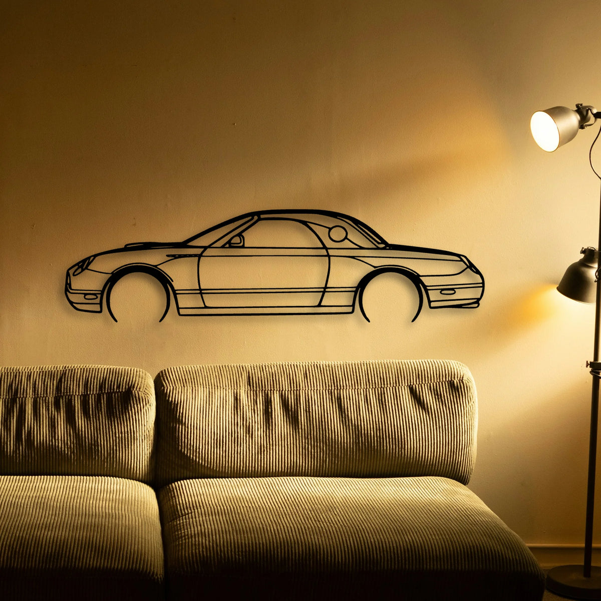 Thunderbird 2005 Classic Silhouette Metal Wall Art - Tinvibe