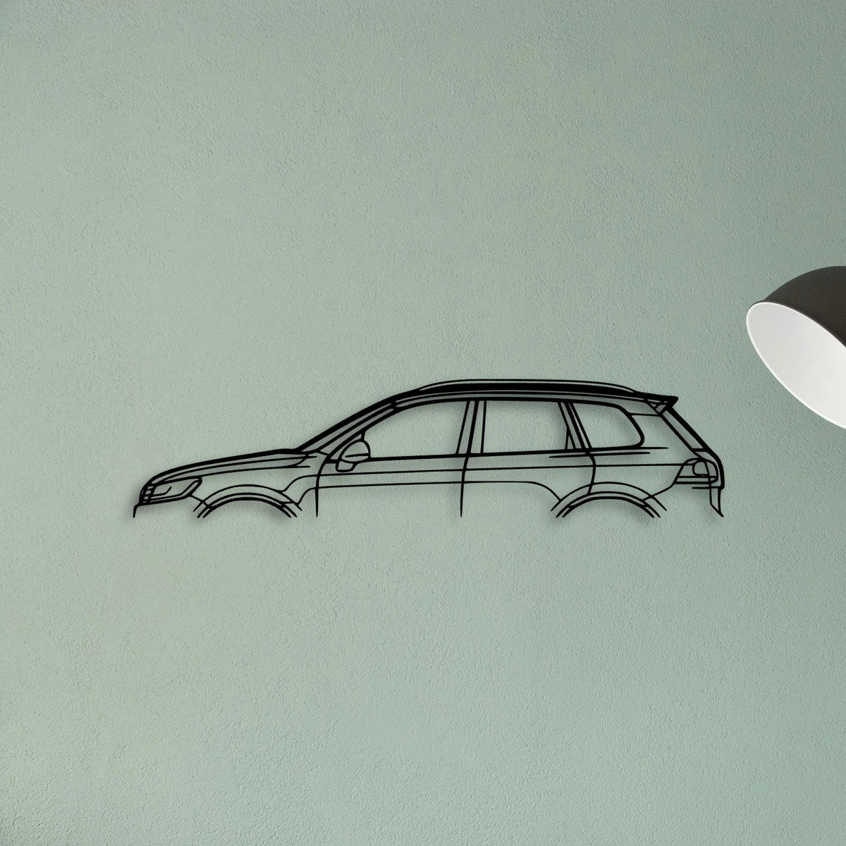 Touareg 2016 Classic Silhouette Metal Wall Art - Tinvibe