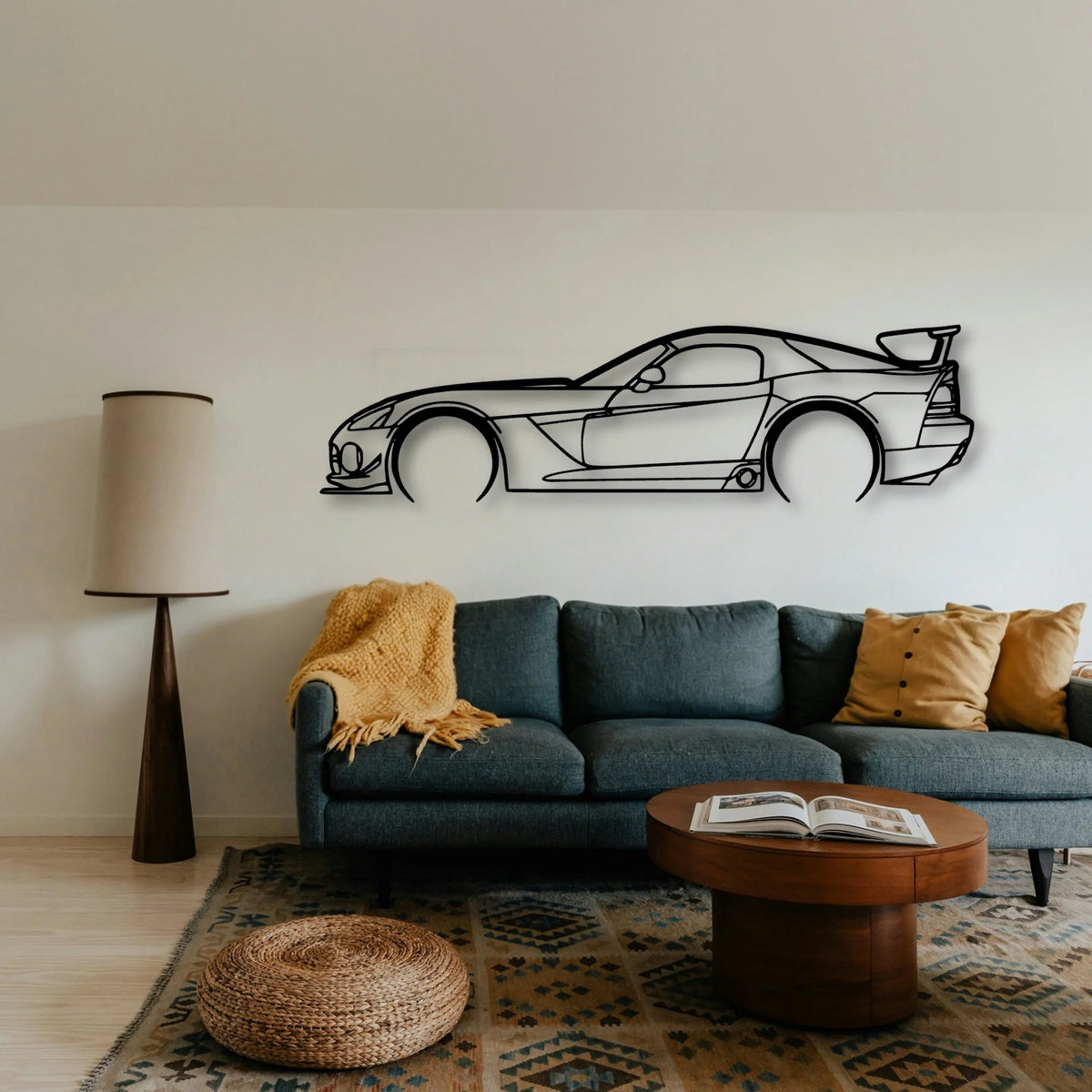 Viper ACR 2009 Classic Silhouette Metal Wall Art - Tinvibe