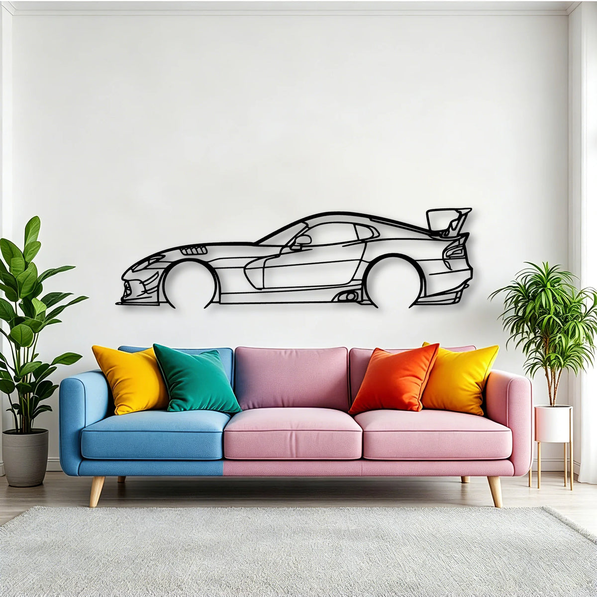 Viper ACR GEN 5 2 Classic Silhouette Metal Wall Art - Tinvibe