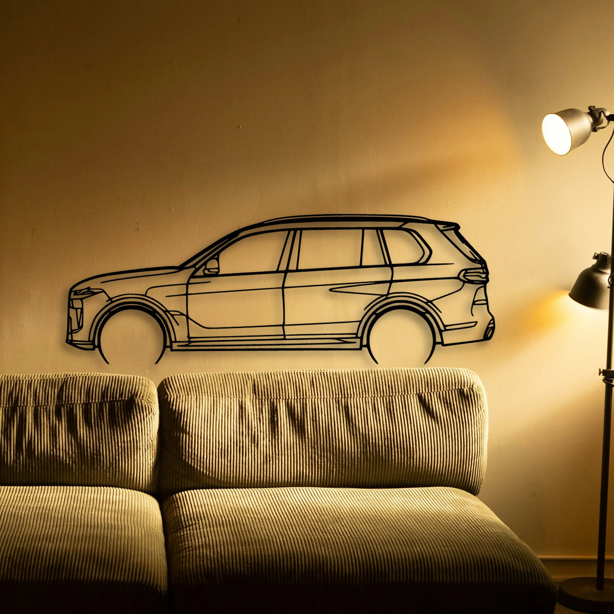 X7 2023 Classic Silhouette Metal Wall Art - Tinvibe