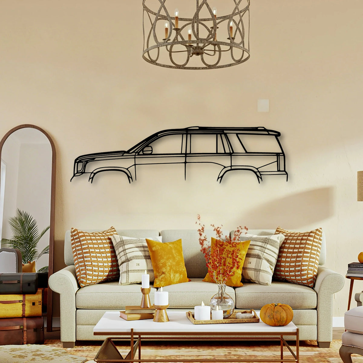 YUK Denali 2016 Classic Silhouette Metal Wall Art - Tinvibe