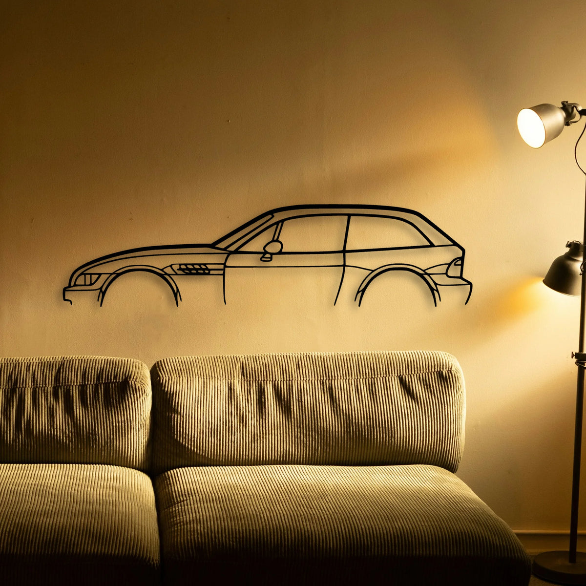 Z3 M Coupe Classic Silhouette Metal Wall Art - Tinvibe