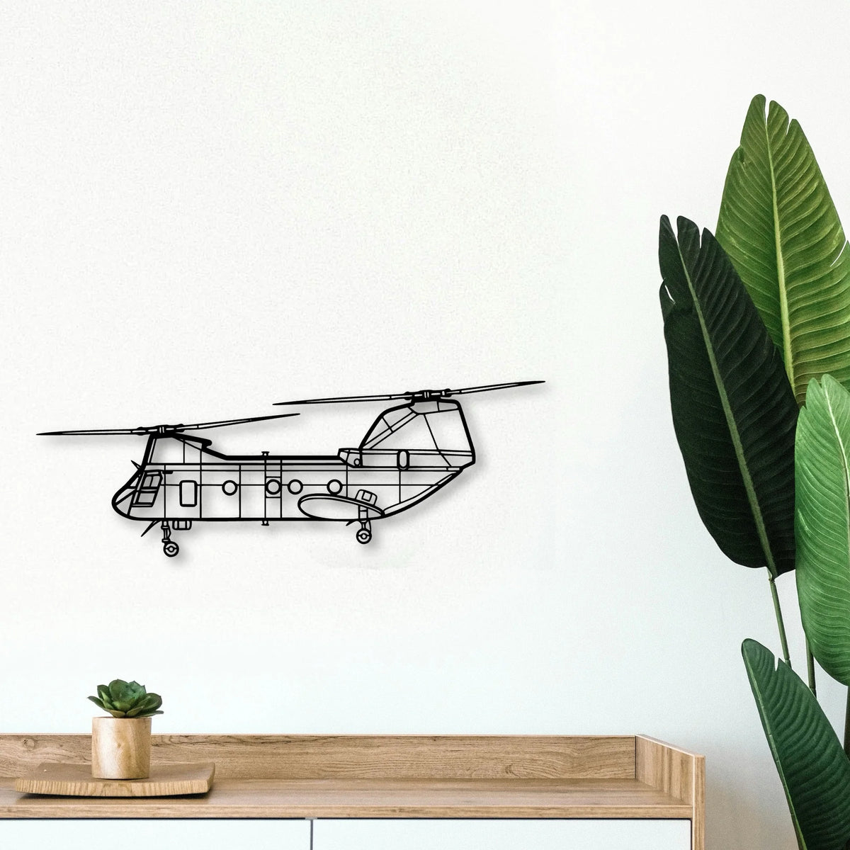 A Star Ba 2 Classic Aircraft Silhouette Metal Wall Art - Tinvibe