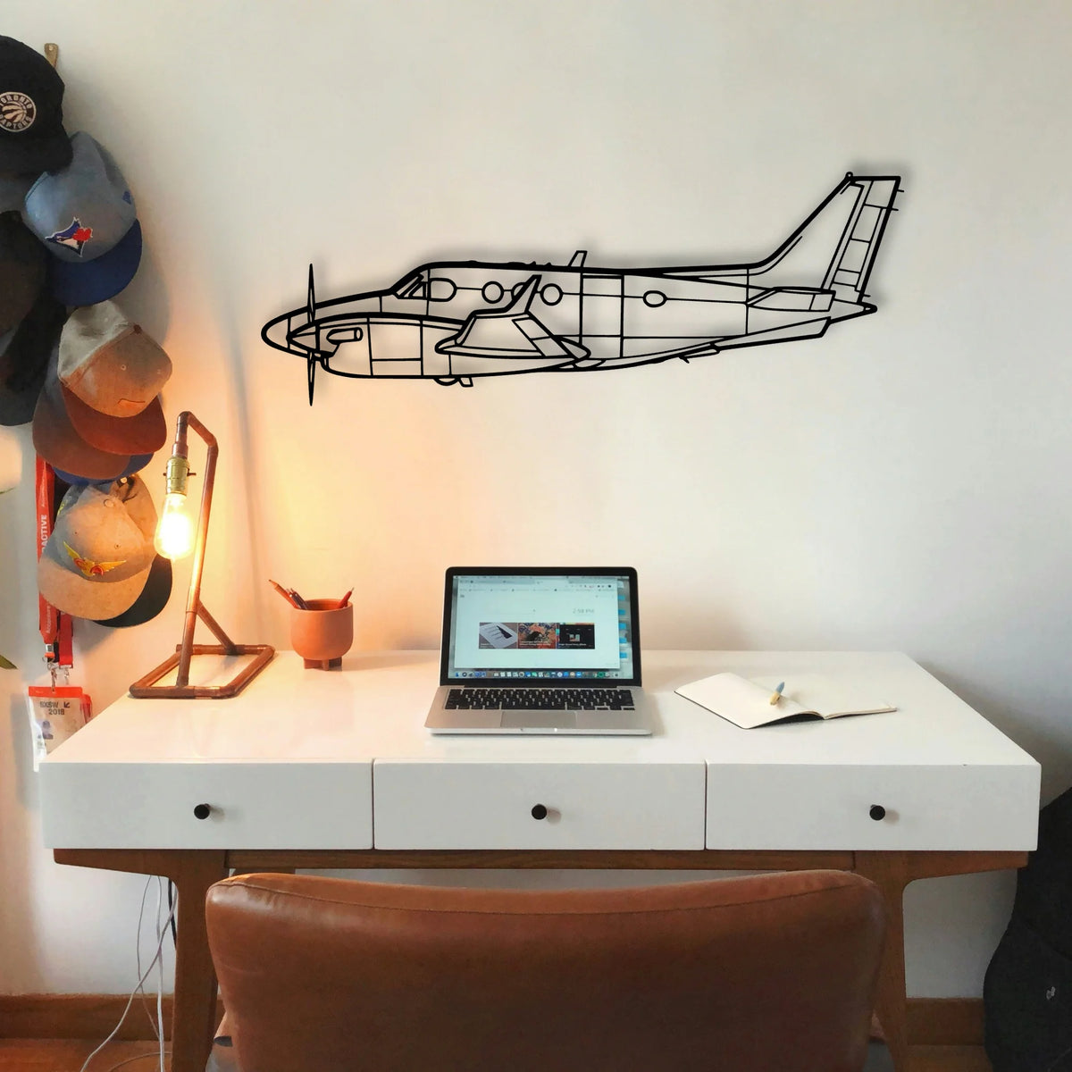 A320 CFM56 2 Classic Aircraft Silhouette Metal Wall Art - Tinvibe