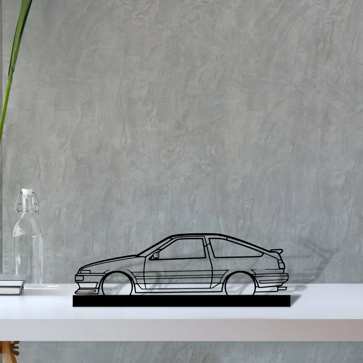 ae86 Silhouette Metal Art Stand - Tinvibe