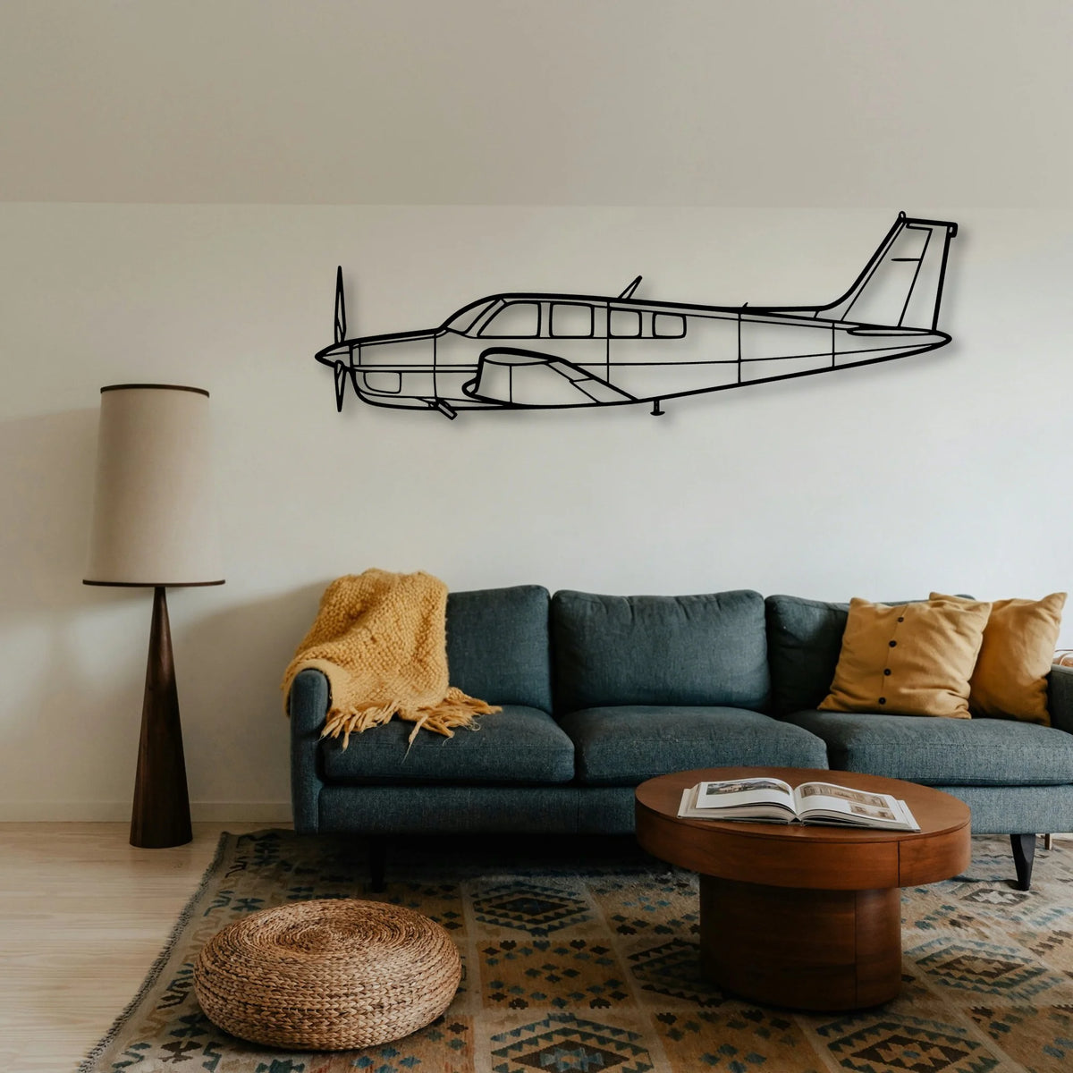 Ah 64D Apache 3 Classic Aircraft Silhouette Metal Wall Art - Tinvibe