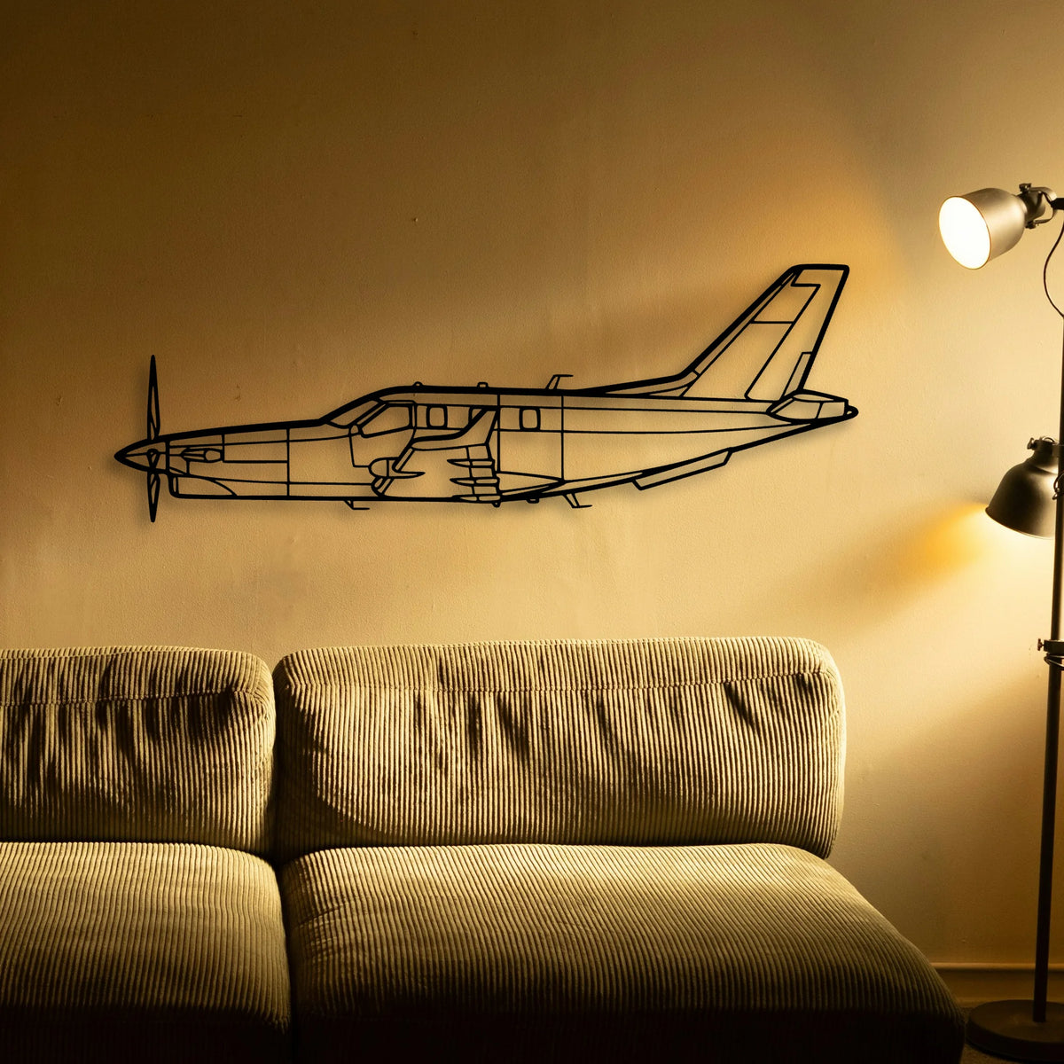 B 70 2 Classic Aircraft Silhouette Metal Wall Art - Tinvibe